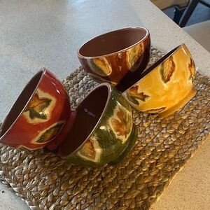 Lillian Vernon vintage fall bowls